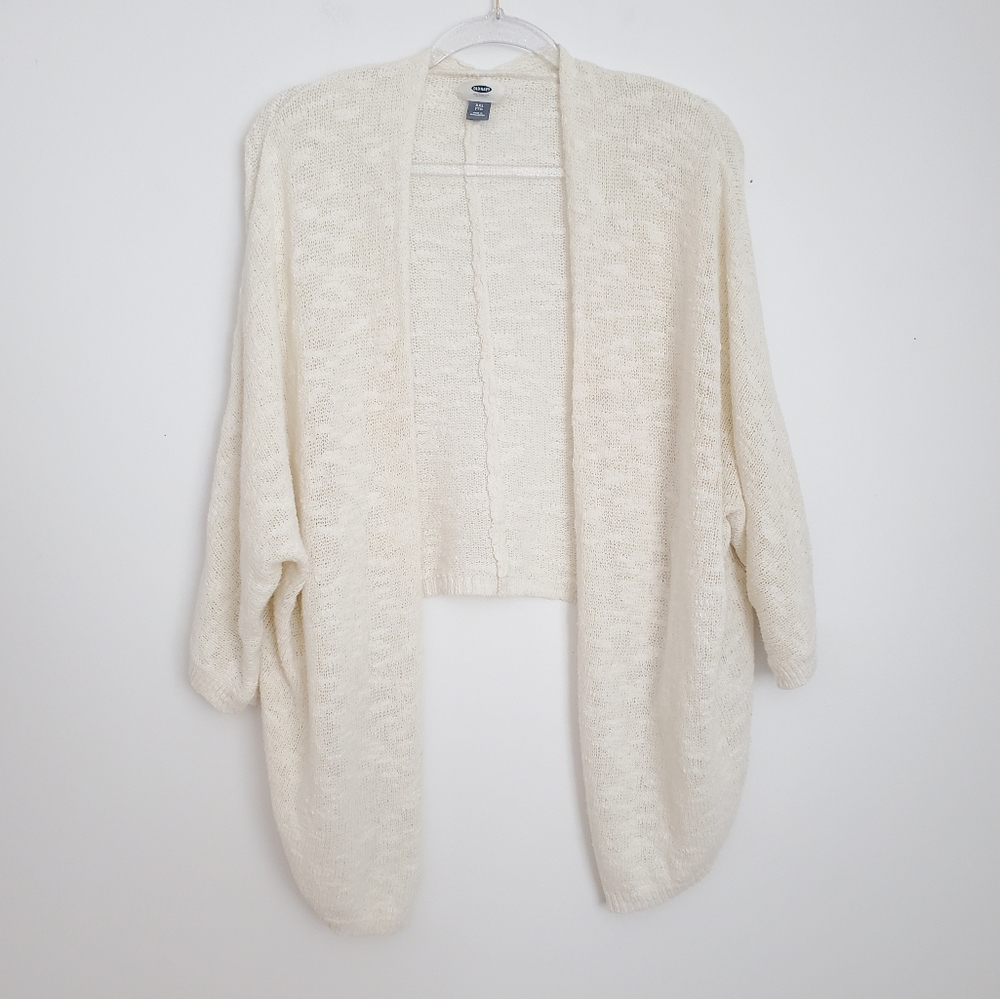 Slub Open Front Cardigan Size XXL